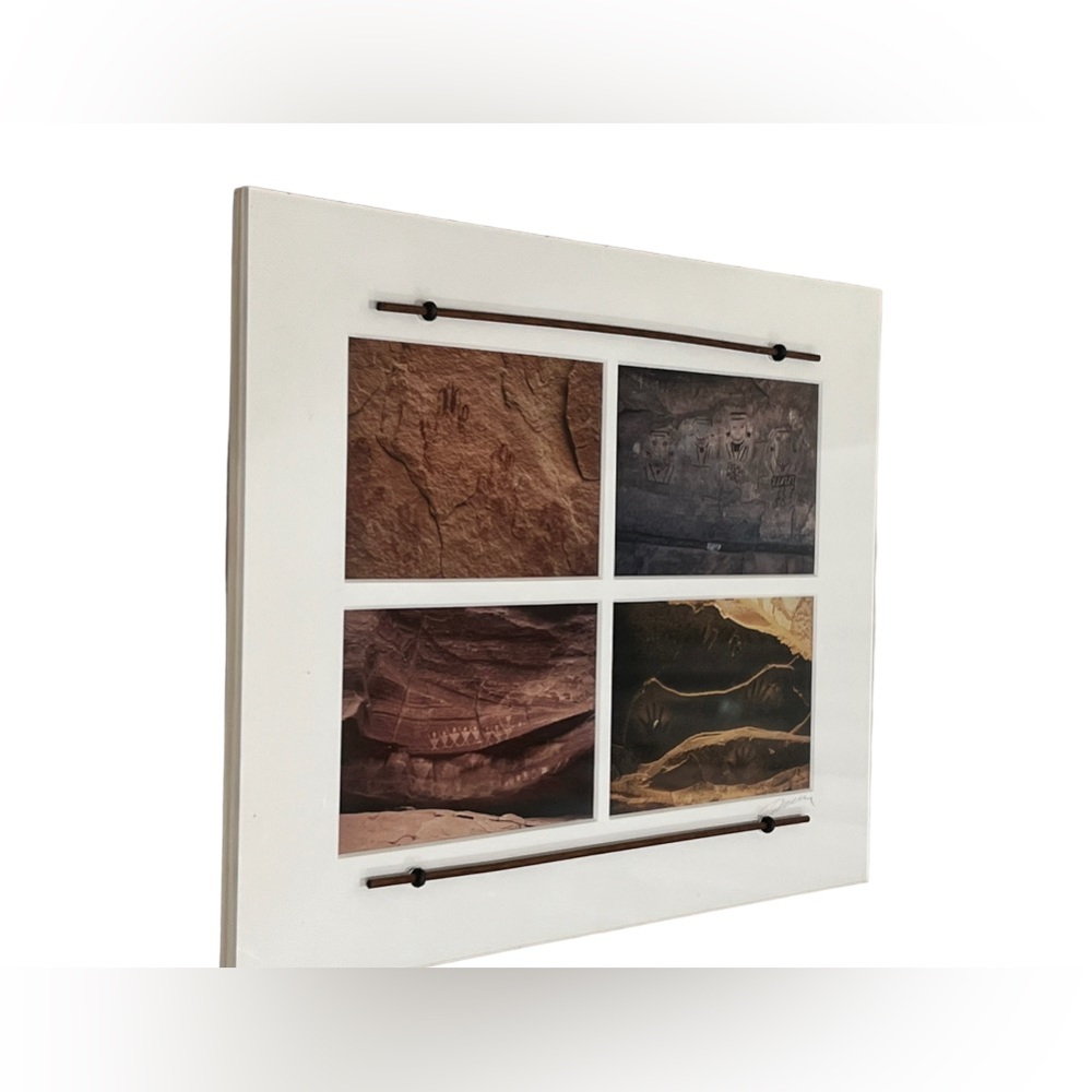 Professional Photographs of Petroglyphs ~ Salt Creek Canyon Robert Fuller Framed